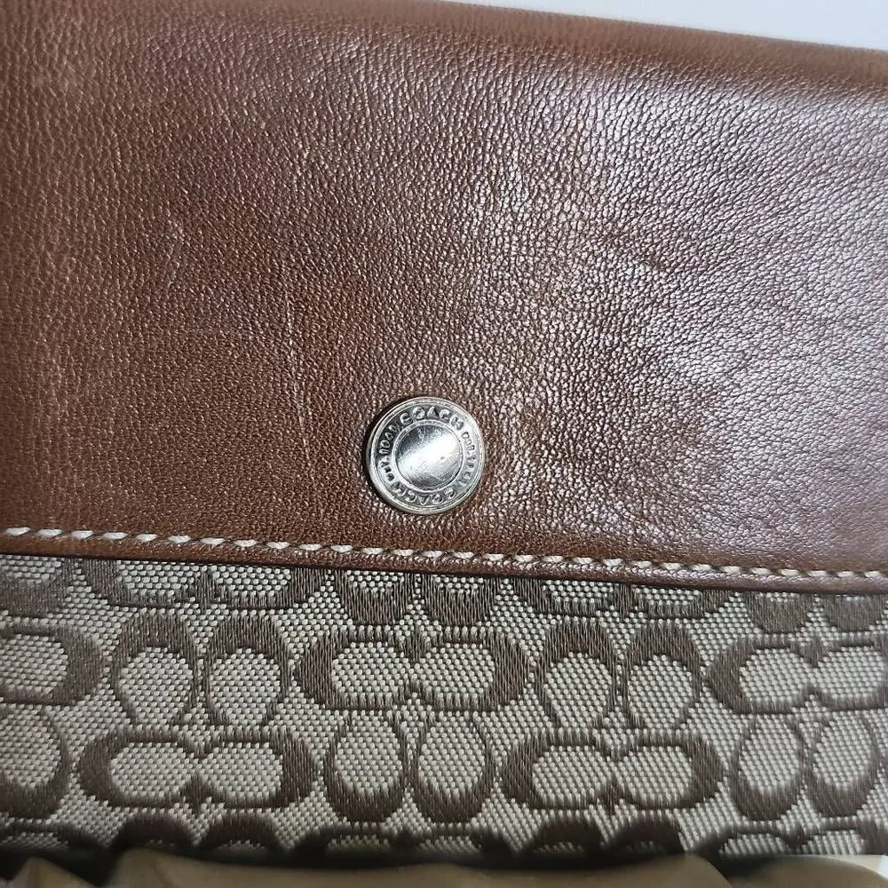 Coach Micro C Small Flap Card Wallet